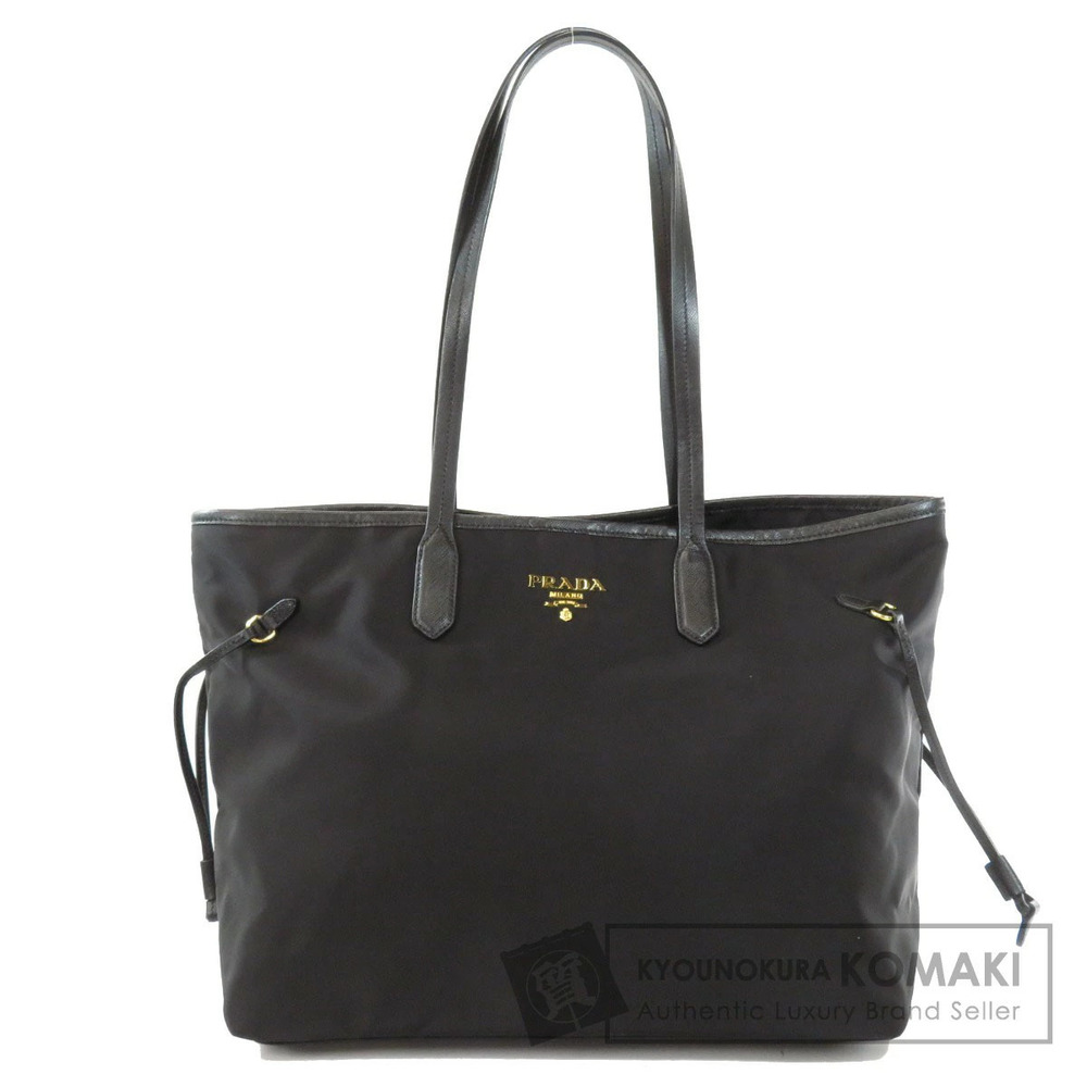 Prada logo motif tote bag